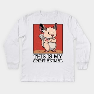 Chinchilla Kids Long Sleeve T-Shirt